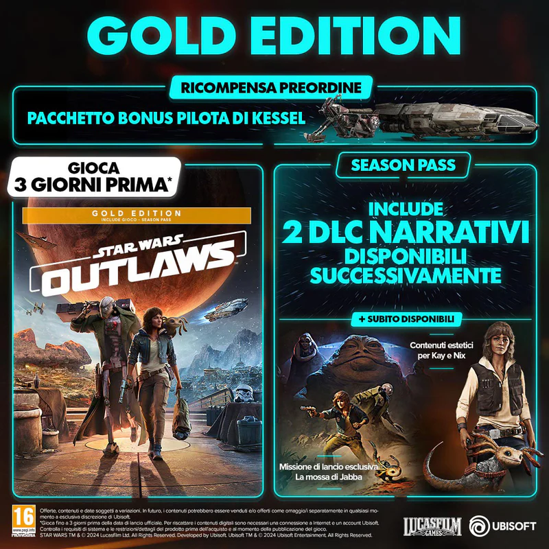 star wars outlwas gold edition