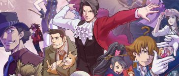 ace attorney investigations collection copertina con personaggi