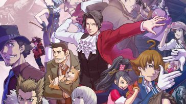 ace attorney investigations collection copertina con personaggi