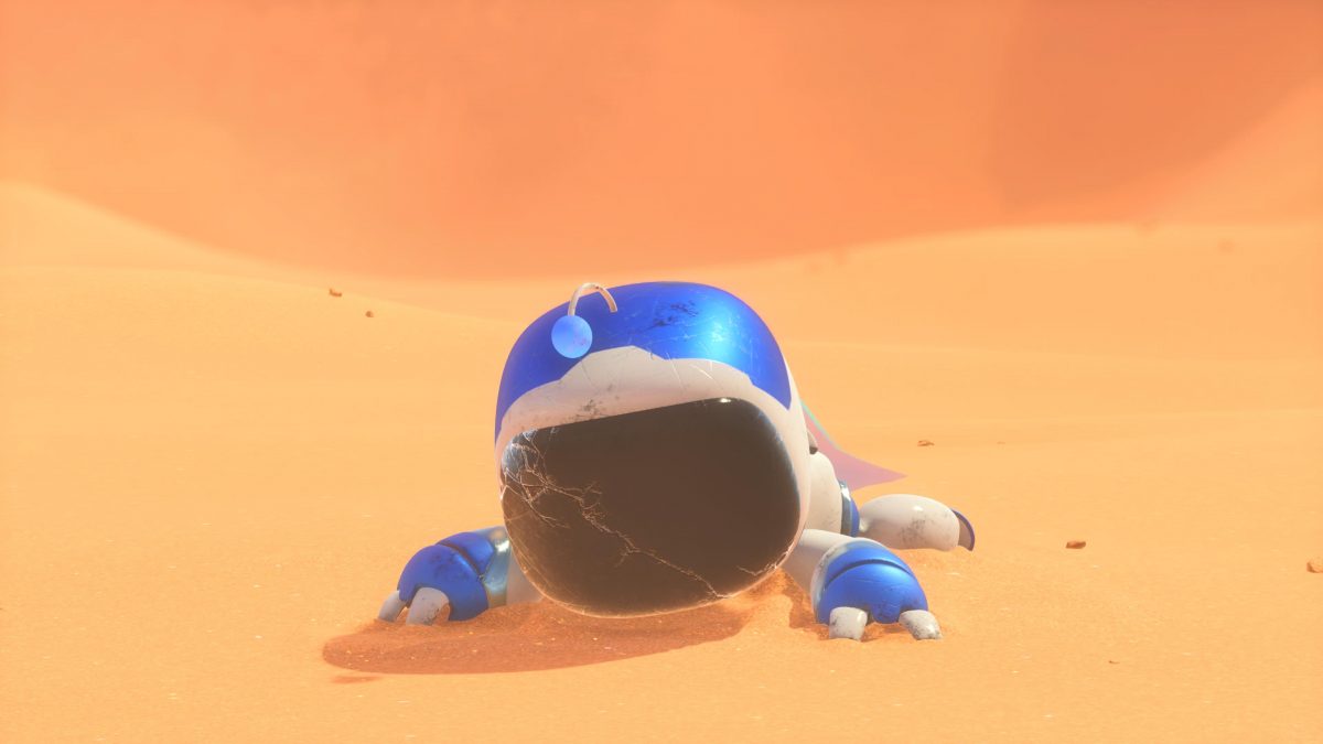 Astro distrutto all'inizio di Astro Bot