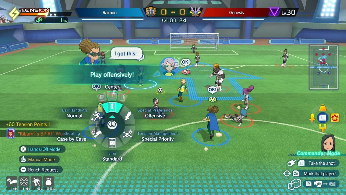 Inazuma Eleven Commander Mode