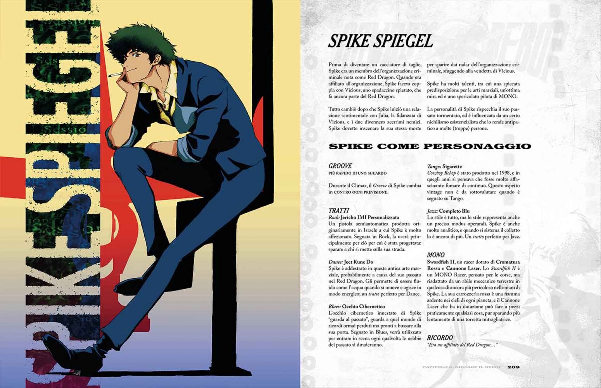 Spike Spiegel di Cowboy Bebop come personaggio giocabile al GDR