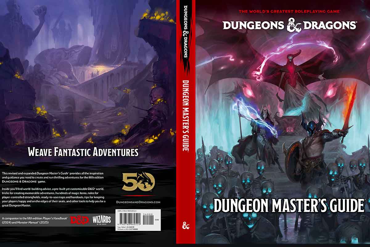 Copertina del manuale del dungeon master raffigurante il cattivo del cartone animato degli anni 80 e il suo esercito di non morti