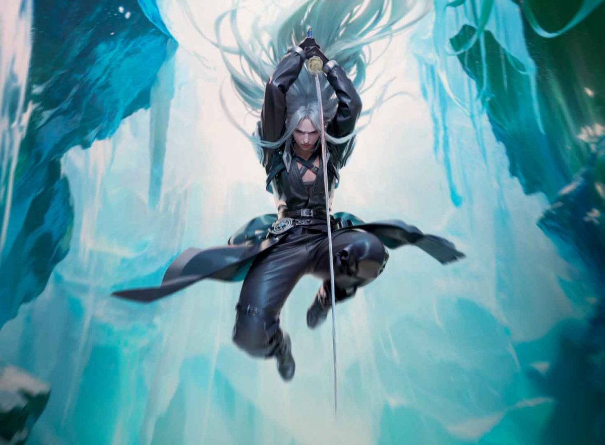 Sephiroth di Final Fantasy, illustrazione per Magic