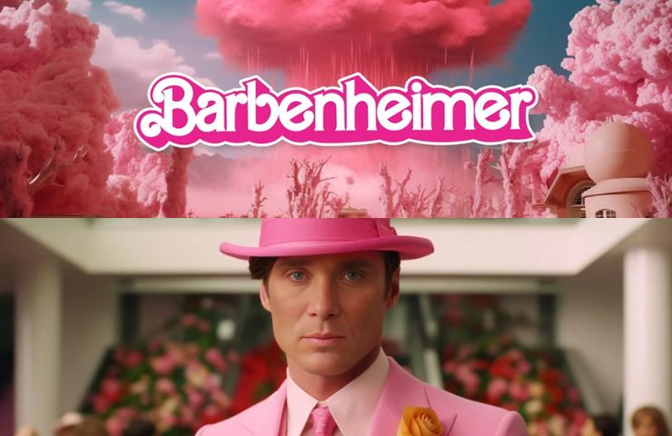 Barbenheimer meme