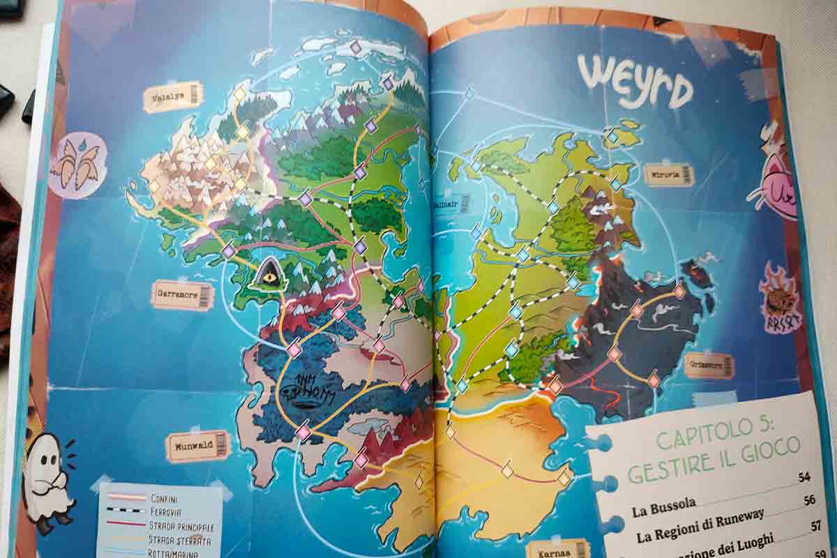 La mappa del regno di Weyrd