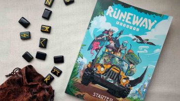 La copertinad i Runeway con le rune con cui giocarlo