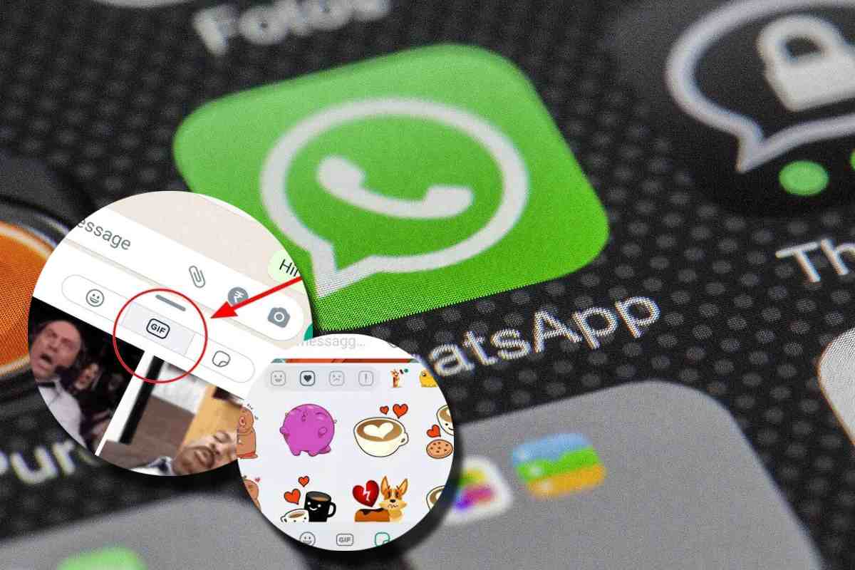 Adesivi e GIF su WhatsApp