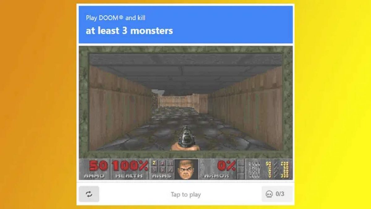 Doom captcha