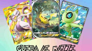 pokémon tcg pocket copertina guida mazzi carte mewtwo pikachu e celebi ex