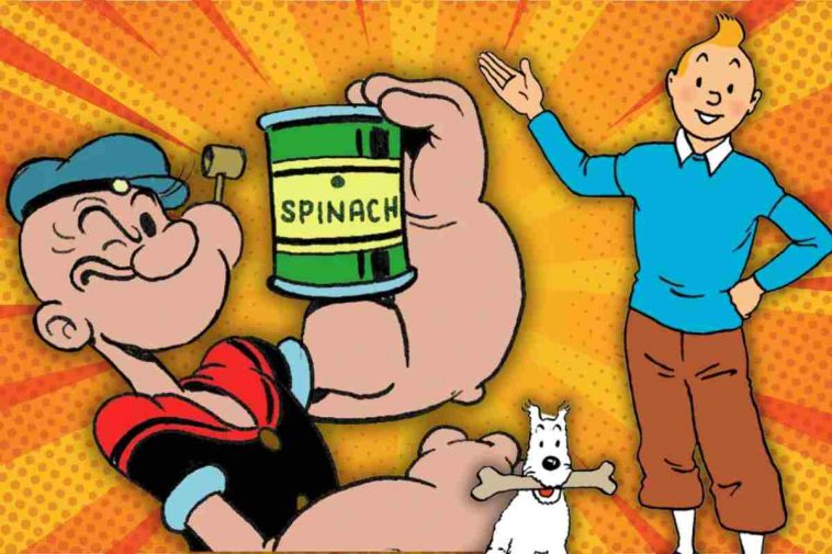 popeye tintin fine copyright